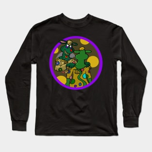 Polkaroo!! Evil dead mashup Long Sleeve T-Shirt